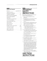 Preview for 3 page of KitchenAid KDSS-20 Use & Care Manual