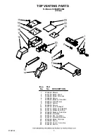 Предварительный просмотр 7 страницы KitchenAid KDSS907SSS00 Parts List