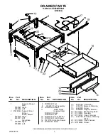 Предварительный просмотр 7 страницы KitchenAid KDSS907SSS03 Parts List