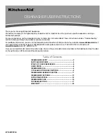 Preview for 1 page of KitchenAid KDTE204EPA User Instructions