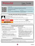 Preview for 1 page of KitchenAid KDTM354ESS User Manual