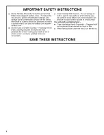 Preview for 4 page of KitchenAid KE00562 Use & Care Manual