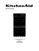 Предварительный просмотр 1 страницы KitchenAid KEB1100T Use And Care Manual