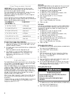 Preview for 8 page of KitchenAid KEB276 Use & Care Manual