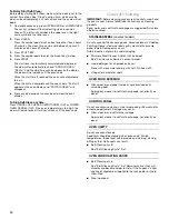 Preview for 14 page of KitchenAid KEB276 Use & Care Manual