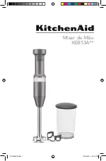 KitchenAid KEB53A Series User Manual preview