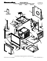 Preview for 1 page of KitchenAid KEBC147KBL - Architect Series: 24'' Single Electric Wall Oven Parts Manual