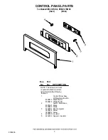 Предварительный просмотр 3 страницы KitchenAid KEBC147KBL0 Parts List