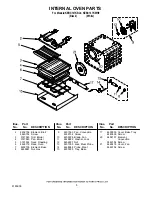 Предварительный просмотр 5 страницы KitchenAid KEBC147KBL0 Parts List