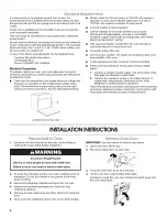 Предварительный просмотр 4 страницы KitchenAid KEBC149BSS0 Installation Instructions Manual