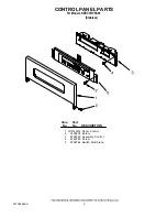 Предварительный просмотр 3 страницы KitchenAid KEBC167VSS00 Parts List