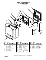 Предварительный просмотр 5 страницы KitchenAid KEBC167VSS00 Parts List