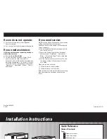 Предварительный просмотр 5 страницы KitchenAid KEBC247KBL - Architect Series: 24'' Double Electric Wall Oven Installation Instructions