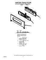 Предварительный просмотр 3 страницы KitchenAid KEBC247KBL02 Parts List