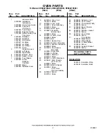 Preview for 2 page of KitchenAid KEBC247KBL03 Parts List