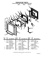 Предварительный просмотр 4 страницы KitchenAid KEBC247KBL07 Parts List