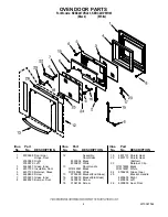 Предварительный просмотр 4 страницы KitchenAid KEBC247VBL - 24 Inch Double Electric Wall Oven Parts Manual