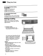 Preview for 14 page of KitchenAid KEBI101D Use And Care Manual