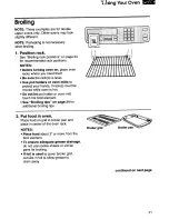 Preview for 21 page of KitchenAid KEBI101D Use And Care Manual