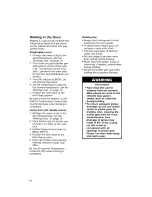 Preview for 18 page of KitchenAid KEBI141X Use And Care Manual