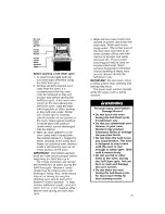 Preview for 21 page of KitchenAid KEBI141X Use And Care Manual