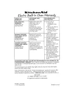 Preview for 28 page of KitchenAid KEBI141X Use And Care Manual