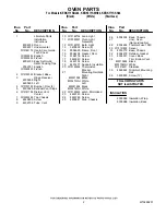 Предварительный просмотр 2 страницы KitchenAid KEBK171SBL04 Parts List