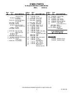 Preview for 2 page of KitchenAid KEBK206SBL02 Parts List