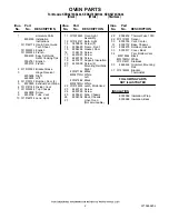 Preview for 2 page of KitchenAid KEBK276SBL04 Parts List