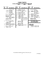 Preview for 2 page of KitchenAid KEBS107SBL04 Parts List