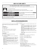 Preview for 2 page of KitchenAid KEBS109E Installation Instructions Manual