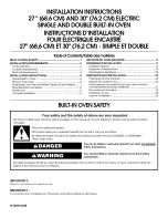 Предварительный просмотр 1 страницы KitchenAid KEBS207B Installation Instructions Manual