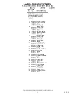 Preview for 6 page of KitchenAid KEBS207BAL1 Parts List