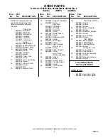 Предварительный просмотр 2 страницы KitchenAid KEBS207DAL4 Parts List