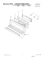 Предварительный просмотр 1 страницы KitchenAid KEBS207YAL1 Parts List