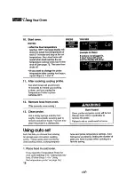 Preview for 18 page of KitchenAid KEBS208A Use And Care Manual