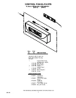 Предварительный просмотр 3 страницы KitchenAid KEBS208DBL2 Parts List