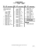 Preview for 2 page of KitchenAid KEBS208DBL4 Parts List