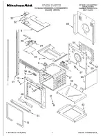 Предварительный просмотр 1 страницы KitchenAid KEBS208DWH1 Parts List