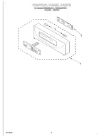 Предварительный просмотр 4 страницы KitchenAid KEBS208DWH1 Parts List