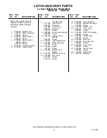 Preview for 8 page of KitchenAid KEBS276YBL4 Parts List