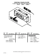 Предварительный просмотр 3 страницы KitchenAid KEBS277DAL1 Parts List