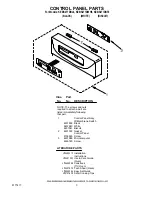 Preview for 3 page of KitchenAid KEBS277DBL8 Parts List