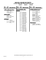 Preview for 7 page of KitchenAid KEBS277DBL8 Parts List