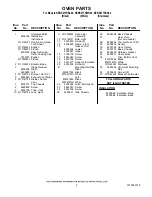 Предварительный просмотр 2 страницы KitchenAid KEBS277SBL02 Parts List