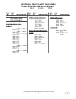 Preview for 2 page of KitchenAid KEBS278BAL2 Parts List