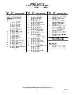 Preview for 2 page of KitchenAid KEBS278DBL2 Parts List