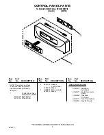 Preview for 3 page of KitchenAid KEBS278DBL2 Parts List