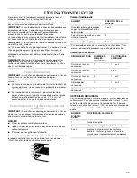 Preview for 47 page of KitchenAid KEBU107 Use And Care Manual