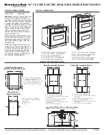 Предварительный просмотр 1 страницы KitchenAid KEBU208S Specifications